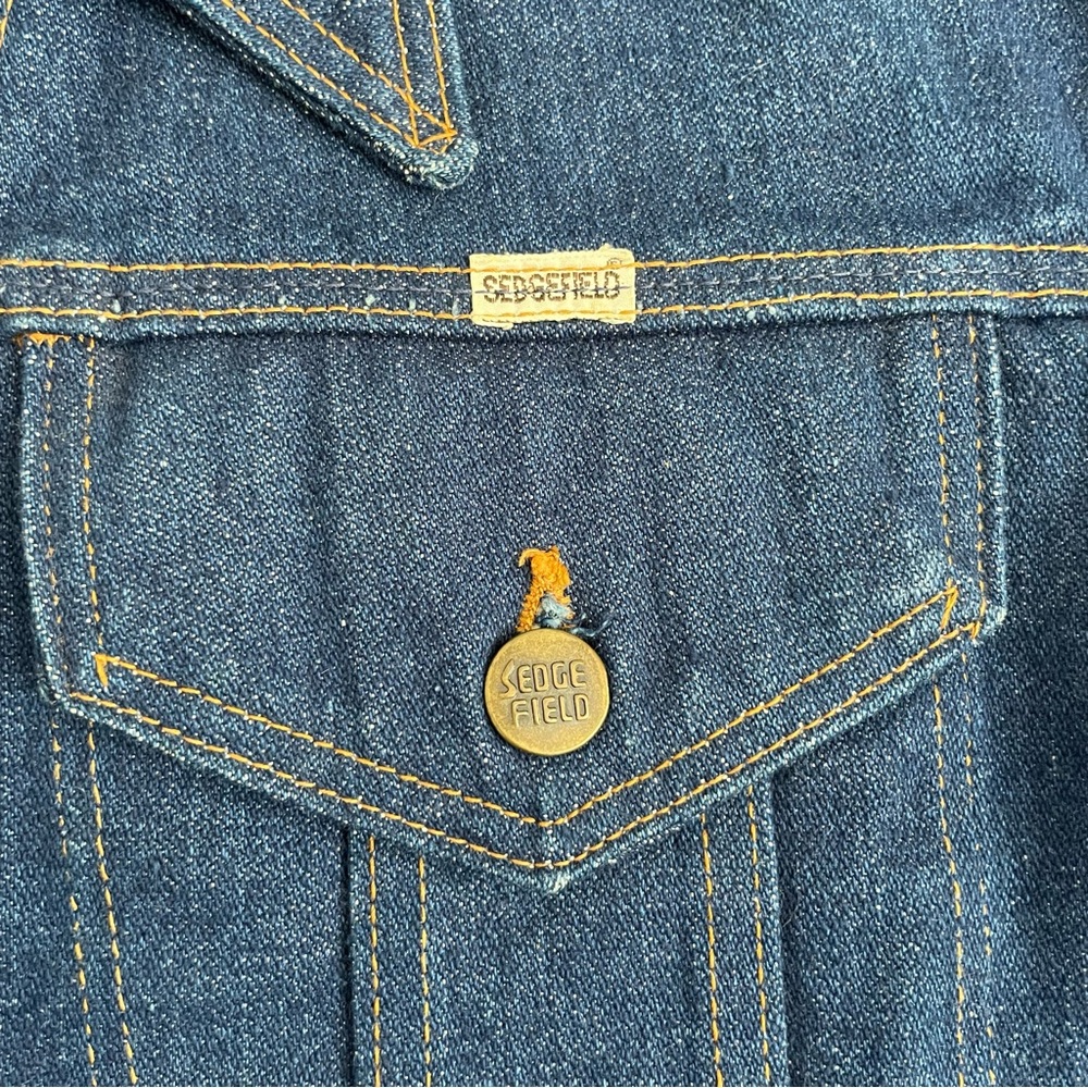 Grease Movie Jean Jacket NEW without Tags by DO NOTHING SEDGEFIELD MEDIUM - Picture 5 of 7